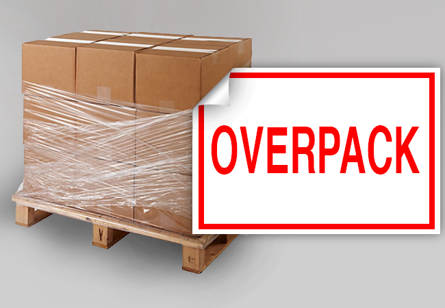 overpack label